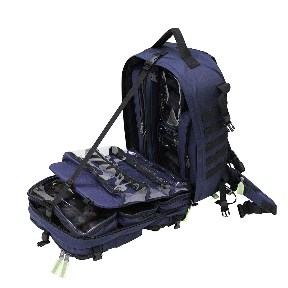 Kemp USA Premium Rescue & Tactical EMS Backpack | Ballistic Nylon Modular Load-Out
