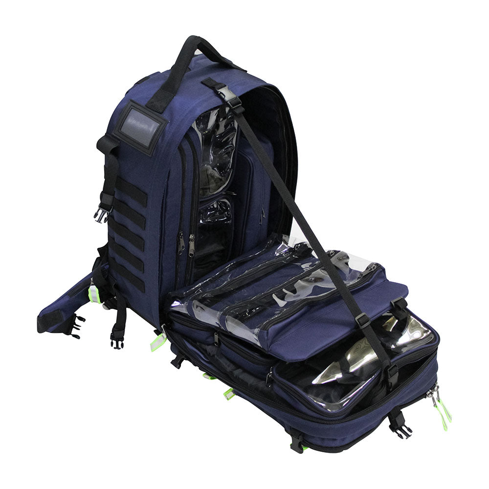 Kemp USA Premium Rescue & Tactical EMS Backpack | Ballistic Nylon Modular Load-Out
