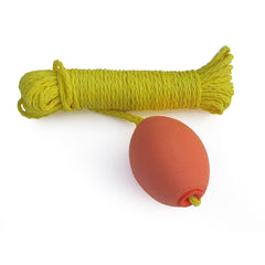 Kemp USA Yellow 60" Economy Throw Line With Ball