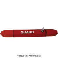 Kemp USA Rescue Tube Cover With Seal Easy Mask Hole And GUARD Logo, Red