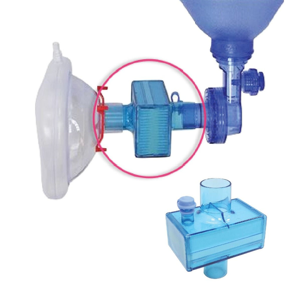 Kemp USA HEPA Filter Attachment | High-Efficiency Bacterial and Viral Barrier for BVM Resuscitation