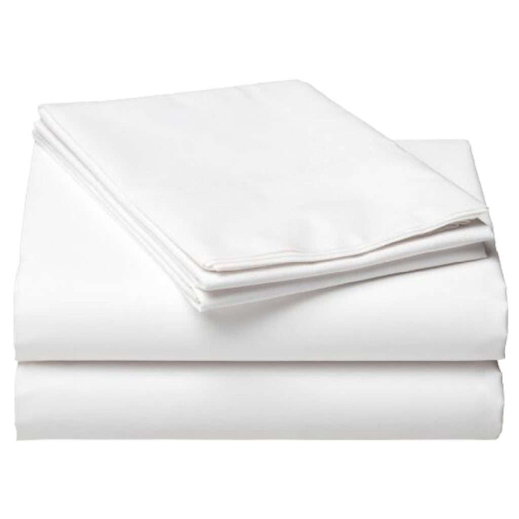 Kemp USA White Bedding Flat Sheets