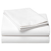 Kemp USA White Bedding Flat Sheets