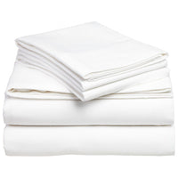 Kemp USA White Bedding Flat Sheets