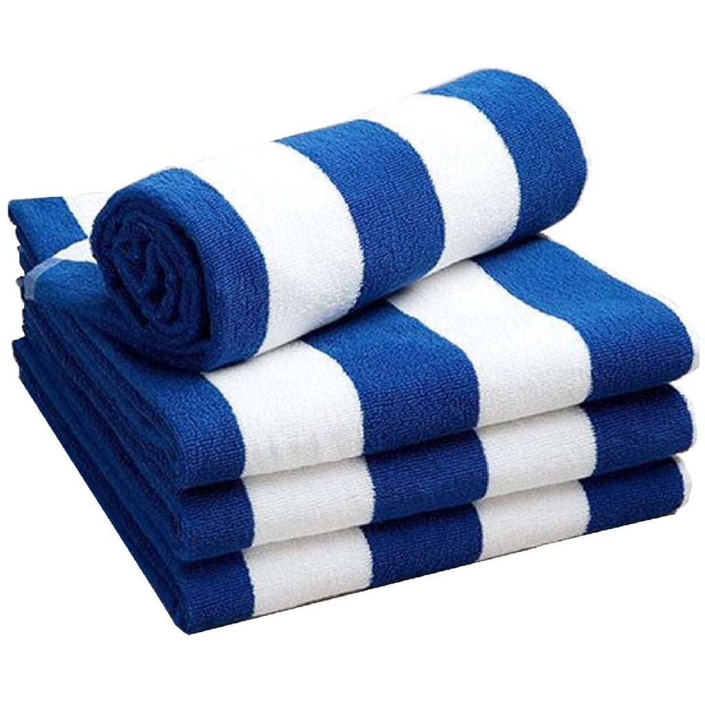 Kemp USA Beach Towel, Blue & White