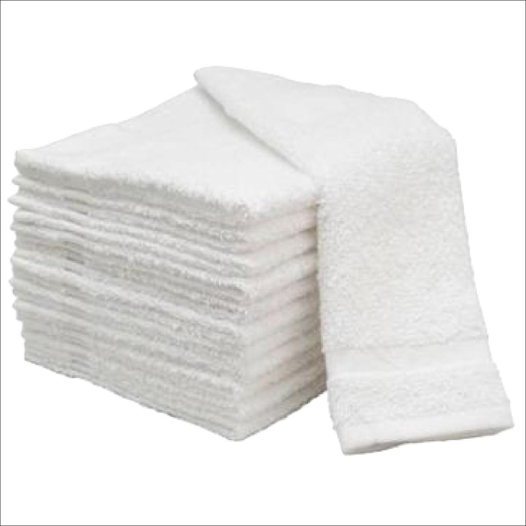 Kemp USA Gym Towel, White - Professional Grade Cotton for Institutional Use
