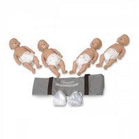 Nasco Simulaids Sani-Baby CPR Manikins - Pack of 4