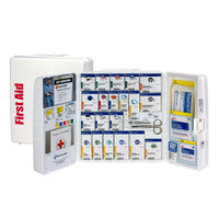 First Aid Only 50 Person Large Plastic SmartCompliance First Aid Cabinet With Medications(Pack of 3)