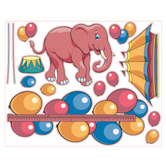 Pedia Pals Pediatric Circus Wall Decal Kit