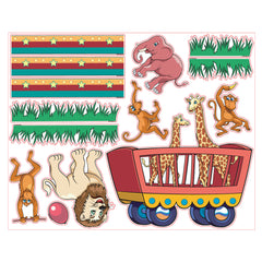 Pedia Pals Pediatric Circus Wall Decal Kit
