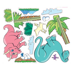 Pedia Pals Pediatric Dinosaur Wall Decal Kit