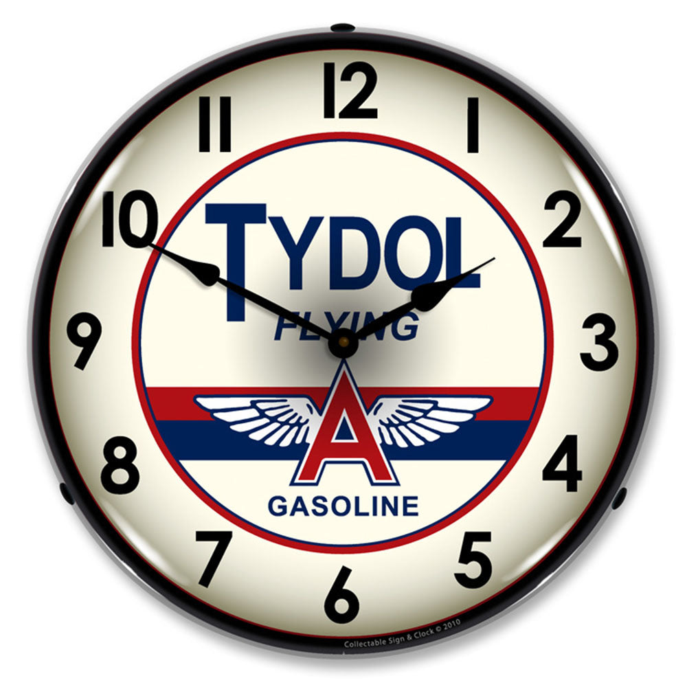Tydol Flying A Gasoline 14" LED Wall Clock