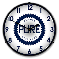 Be Sure with Pure Oil 14" LED Wall Clock