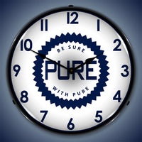 Be Sure with Pure Oil 14" LED Wall Clock