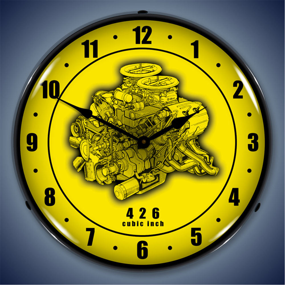426 Cubic Inch Cutaway 14" LED Wall Clock