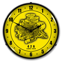 426 Cubic Inch Cutaway 14" LED Wall Clock