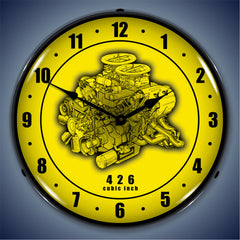 426 Cubic Inch Cutaway 14" LED Wall Clock