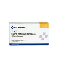 First Aid Only 1" x 3" Fabric Bandages, 16 Per Box(Pack of 250)