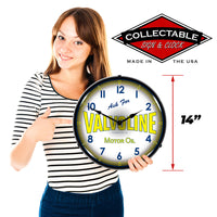 Ask for Valvoline Motor Oil 14" LED Wall Clock