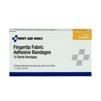 First Aid Only 10 Per Box Fabric Fingertip Bandages(Pack of 200)