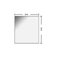 Phillips Safety Radiation Shield Glass 2.0mm PB EQ 10" x 12"