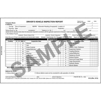 JJ Keller Canadian Driver's Vehicle Inspection Report, 2-Ply, with Carbon - Stock