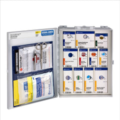 First Aid Only 25 Person Medium Metal Smart Compliance First Aid Cabinet without Medications