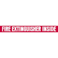 JJ Keller Fire Extinguisher Inside Truck Sign