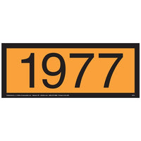 JJ Keller 1977 Orange Panel
