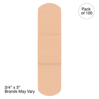 Plastic Bandages, Sterile (24 Boxes of 100 Pcs.)