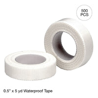 Kemp USA Waterproof First Aid Tape (0.5" X 2.5 Yd) (Bulk Packaging Of 500 Pcs)