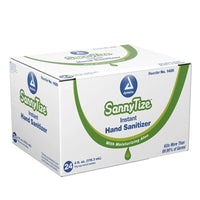 Dynarex SannyTize Instant Hand Sanitizer with Aloe, 4oz Flip Cap Bottle (24 pack)