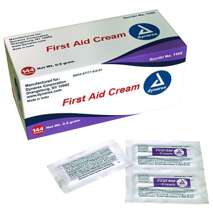 Kemp USA Emergency Burn Gel 3.5 Gram Packet - 12 Boxes of 144 Pcs
