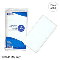 Kemp USA Multi-Trauma Dressing, Sterile, 10" X 30" (1 Box Of 50 Pcs)