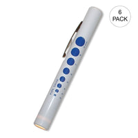 Kemp USA LED Medical Penlight, Eye Pupil Guage, Disposable (1 Box Of 6 Pcs)