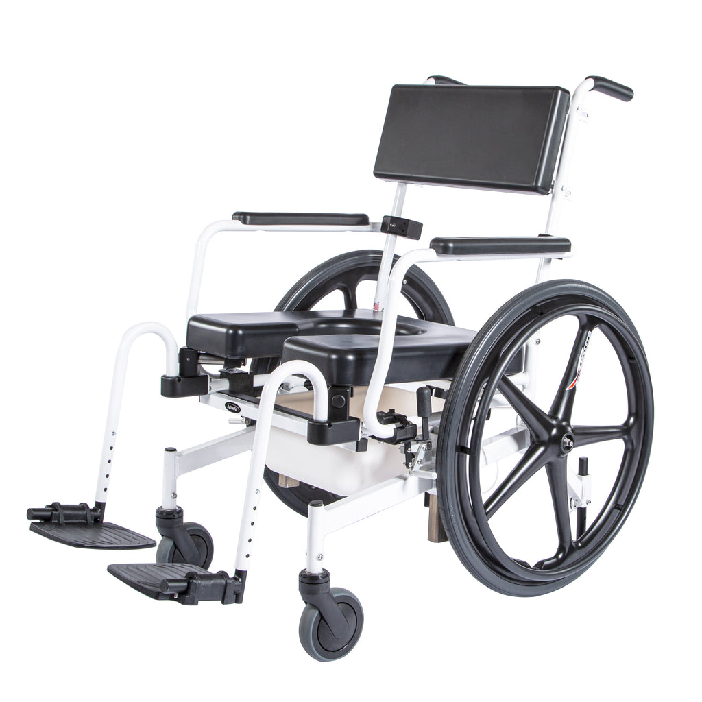 ActiveAid 1100 Height & Slope Adjustable Rehab Shower Commode Chair