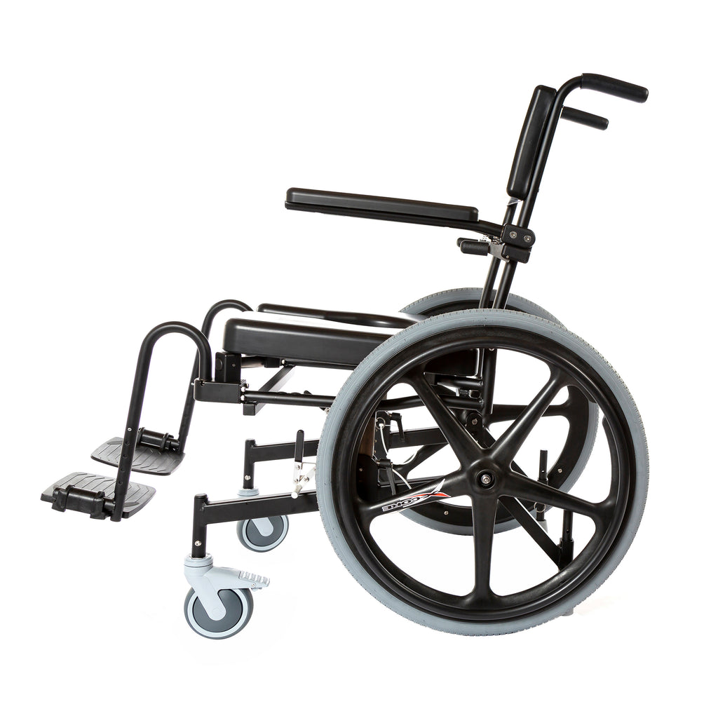 ActiveAid 1100 Height & Slope Adjustable Rehab Shower Commode Chair