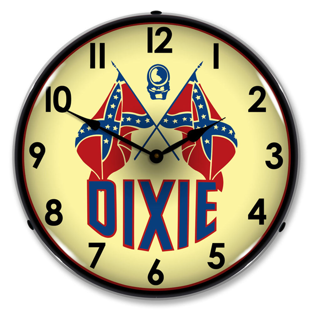 Dixie Gas 14" LED Wall Clock