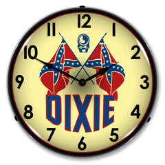 Dixie Gas 14" LED Wall Clock