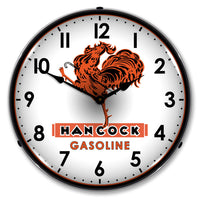 Hancock Gasoline 14" LED Wall Clock