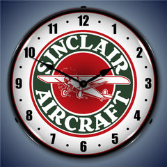 Sinclair Aircraft 14" LED Wall Clock