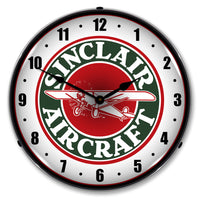Sinclair Aircraft 14" LED Wall Clock