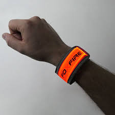 MayDay Orange Glow Safety Arm Band - High-Visibility Emergency Identification