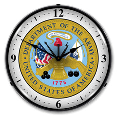 1775 Department of the US Army Seal 14" LED Wall Clock