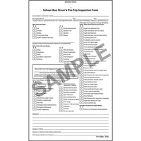 JJ Keller IL School Bus Driver Inspection Form