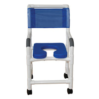 MJM Soft Seat Commode Shower Chair