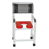 MJM Soft Seat Commode Shower Chair