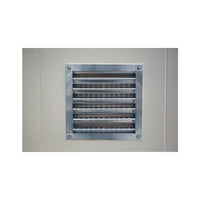 Justrite Non-Combustible Outdoor Safety Locker, 6-Drum, Explosion Relief Panels