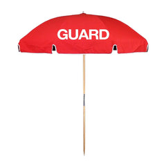 Kemp USA 7.5' GUARD Beach Umbrella, Red / White
