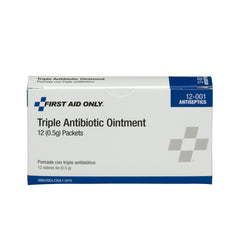 First Aid Only Triple Antibiotic Ointment, 12 Per Box